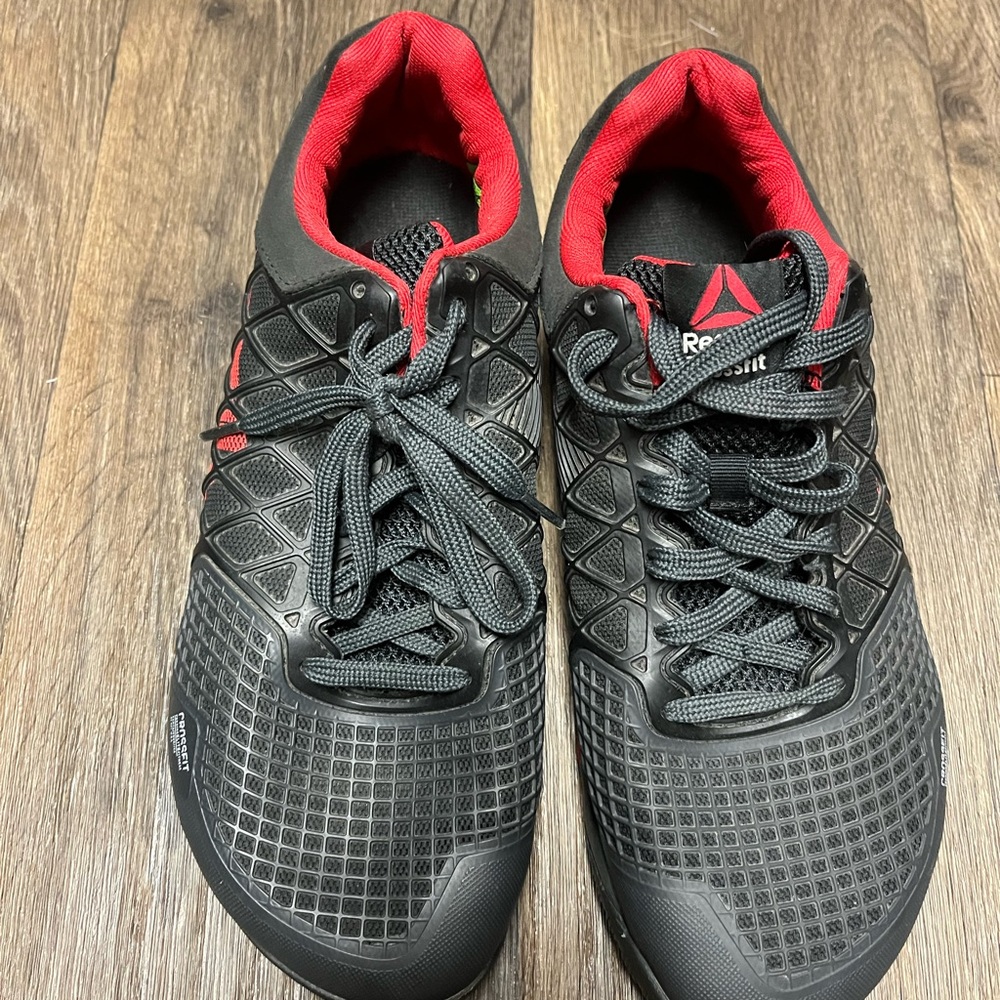 Reebok Black and Red Training Sneakers